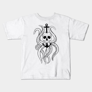 Skull Octopus Kids T-Shirt